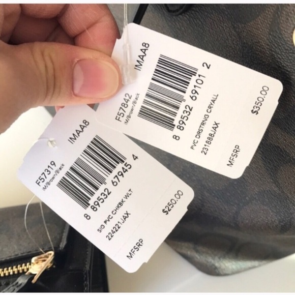 🎁🌸coach carryalldrawstring tote set shoulder bag - Picture 7 of 8